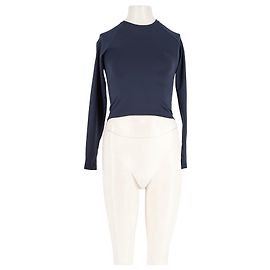 Autre Marque Top ajusté à manches longues bleu marine RAGDOLL Bleu Marine