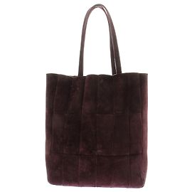 Sac à main Khaite en daim pourpre Violet
