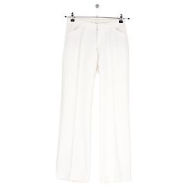 Barbara Bui Pantalones de algodón blanco Blanco