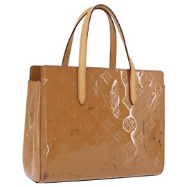 LOUIS VUITTON Monogram Vernis Catalina BB Hand Bag Noisette LV Autre