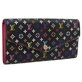 LOUIS VUITTON Monogram Multicolor Portefeiulle Sarah Black M60668 Altro