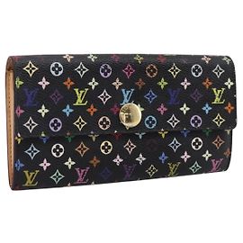 LOUIS VUITTON Monogram Multicolor Portefeiulle Sarah Wallet M60668 Otro