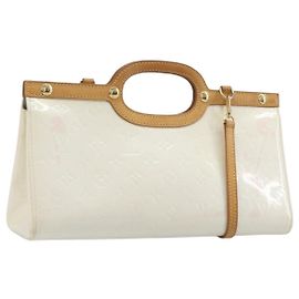 LOUIS VUITTON Monogram Vernis Roxbury Drive Bag 2way Perle M91374 Autre