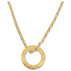Céline CELINE Collar Círculo Metal Dorado Otro
