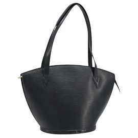 LOUIS VUITTON Epi Saint Jacques Shopping Shoulder Bag Black M52262 Autre