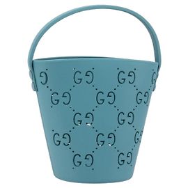 GUCCI Kinder Handtasche Gummi Blau 723051 Andere