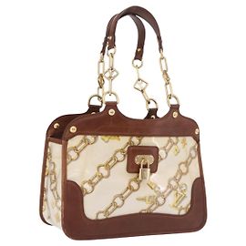 LOUIS VUITTON Bolso de mano Charm Cabas Bron Marrón Blanco M95157 LV Otro