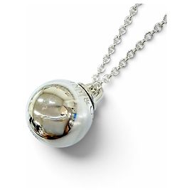 Autre Marque Tiffany HardWear Ball Halskette Silber