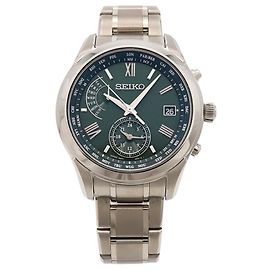 Seiko Brightz World Time Date Green Dial Watch Other
