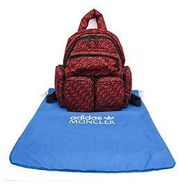 Moncler Adidas Collaboration Nylon Backpack Black Red