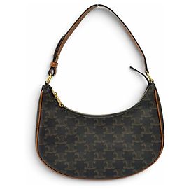 Céline Borsa a tracolla Celine Ava in pelle marrone Marrone