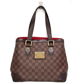 Borsa Louis Vuitton Damier Hampstead PM Marrone Damier ebene
