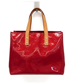 Sac à main Louis Vuitton Monogram Vernis Reade PM Rouge