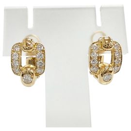 Boucles d'oreilles Cartier 902957 Nymphia Diamond Doré