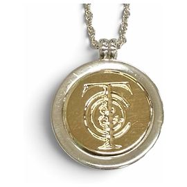 Autre Marque Collana a moneta Tiffany & Co. T&C Argento D'oro
