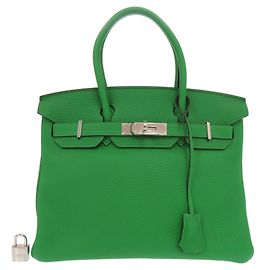Hermès Sac à main Hermes Birkin 30 Vert