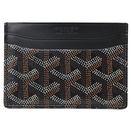 Goyard Saint Sulpice Black Card Case Black