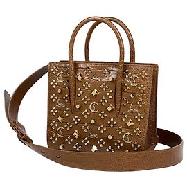 Bolsa 2-Way Christian Louboutin Paloma S Mini Marrom