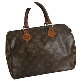 Borsa Louis Vuitton Speedy 30 Monogram Marrone Monogramma