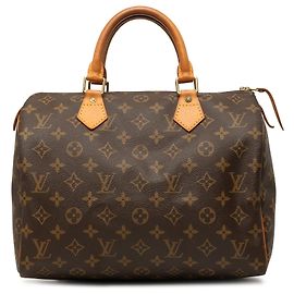 Louis Vuitton Brown Monogram Speedy 30 Brown