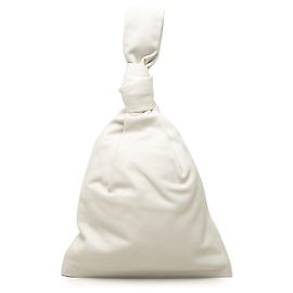 Bolsa Bottega Veneta BV Twist em couro nappa branco Branco