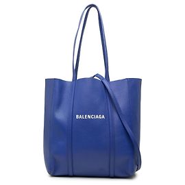 Balenciaga Blue Leather Everyday Tote XS Bleu