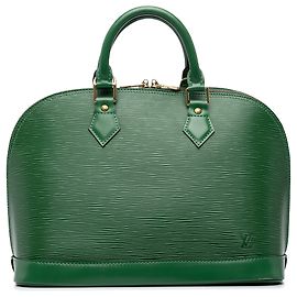 Louis Vuitton Green Epi Alma PM Vert