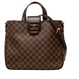 Louis Vuitton Brown Damier Ebene Cabas Rosebery Marrom