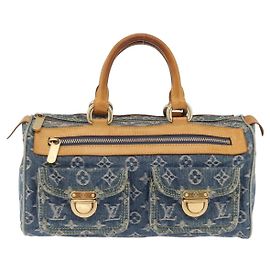Louis Vuitton Neo Speedy Denim PM Azul