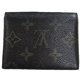 Cartera Compacta Louis Vuitton Monogram Castaño