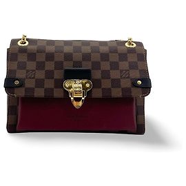 Louis Vuitton Vavin Damier with Leather PM Braun