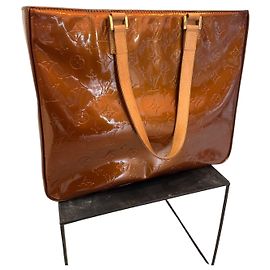Sac Cabas Louis Vuitton Rivington Monogram Vernis Marron Marron