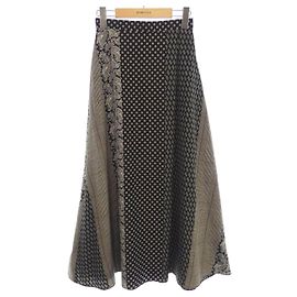 Autre Marque Gonna UNITED ARROWS Marrone Nero Beige