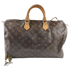 Louis Vuitton Speedy Monogram Canvas 40 Marron
