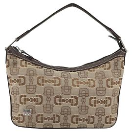 Gucci Vintage Top Handle Canvas Bege
