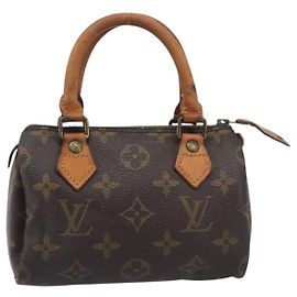 Louis Vuitton Speedy Mini HL Monogram Canvas Marrom