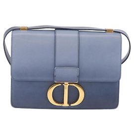 Christian Dior 30 Montaigne Flap Gradient Leather Blau
