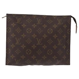 Trousse de toilette Louis Vuitton Monogram Canvas 26 Marron