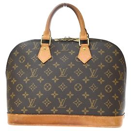 Louis Vuitton Alma Monogram Canvas MM Marrone