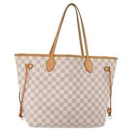 Louis Vuitton Neverfull Damier MM Branco