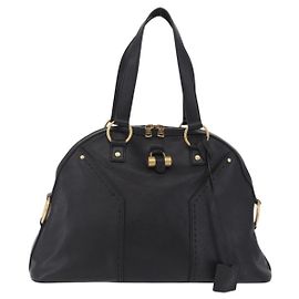 Autre Marque Saint Laurent Muse Leather Medium Noir