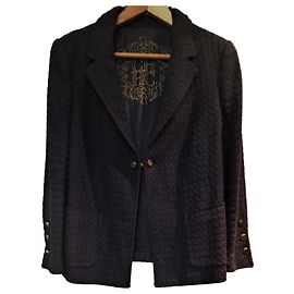 Blazer Carolina Herrera da Donna Blu scuro