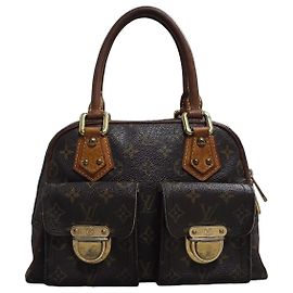 Magnífica Bolsa Louis Vuitton Manhattan Marrom