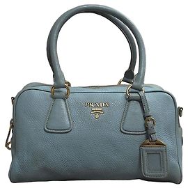 Magnifica Borsa Prada Blu chiaro