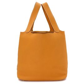Hermès Bolsa Hermes Picotin Lock GM Mostarda