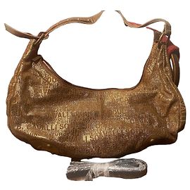 Roberto Cavalli Borsa a Spalla in Pelle Bronzo D'oro Bronzo