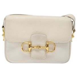 Céline Celine Shoulder Leather Large Bianco