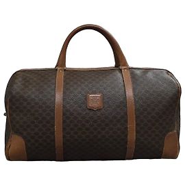 Céline Wunderschöne Celine Macadam Reisetasche Braun