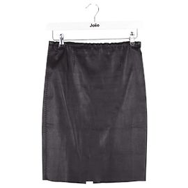 Minifalda de cuero negra Stouls Negro