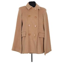 Maje beige wool cape Beige